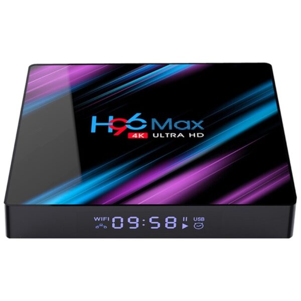 H96 max – Box TV Android 9.0 – 4 Giga RAM – 128 Giga Mémoire – Image 2